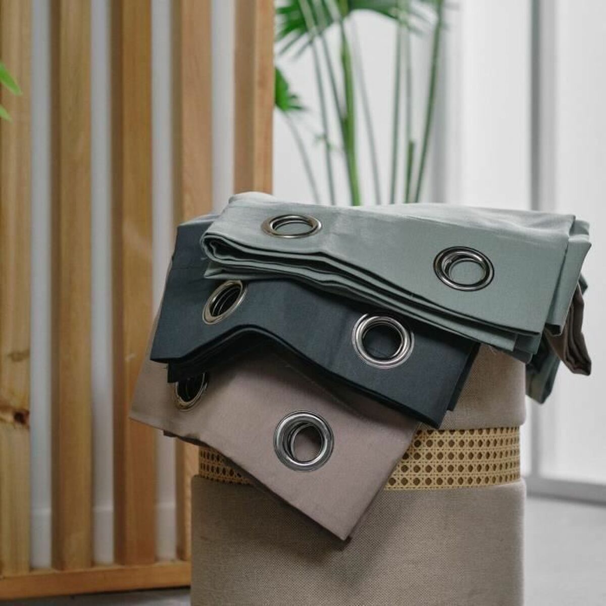 Занавес TODAY Бирюзовый зеленый 140 x 240 cm-3