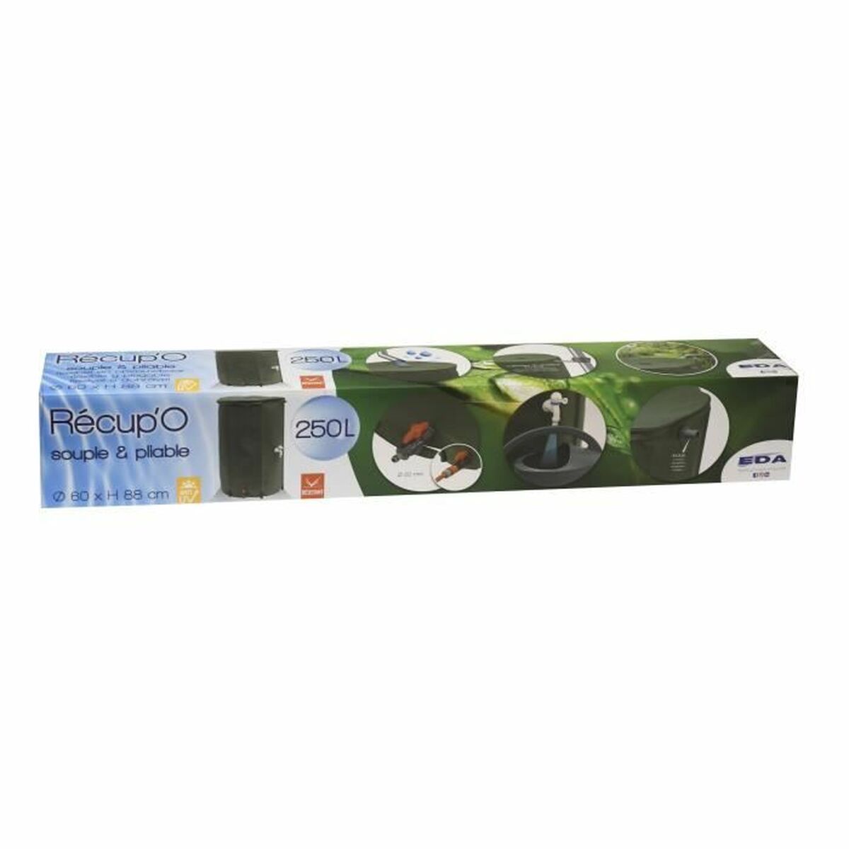 Conjunto pluviométrico EDA flexível flexível 60 x 88 cm 250 L-3