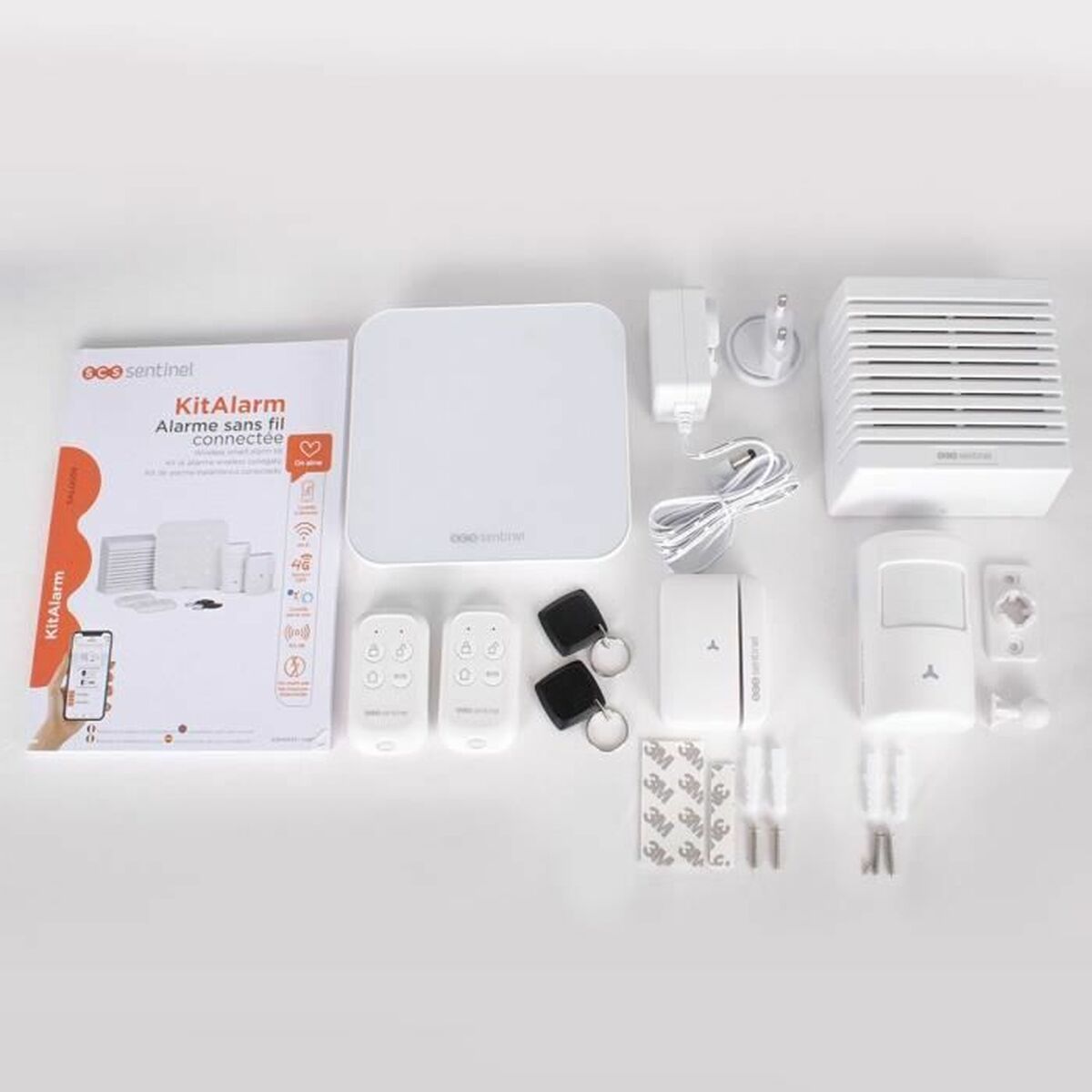 نظام الإنذار SCS SENTINEL KitAlarm Wi-Fi 4G 8 عناصر-5