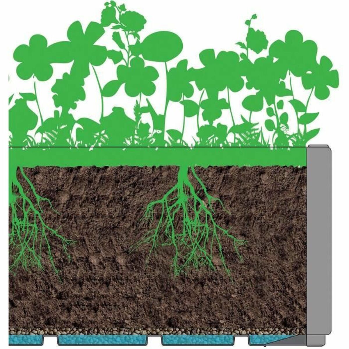 Can Starwax White Rectangular 80 cm-3