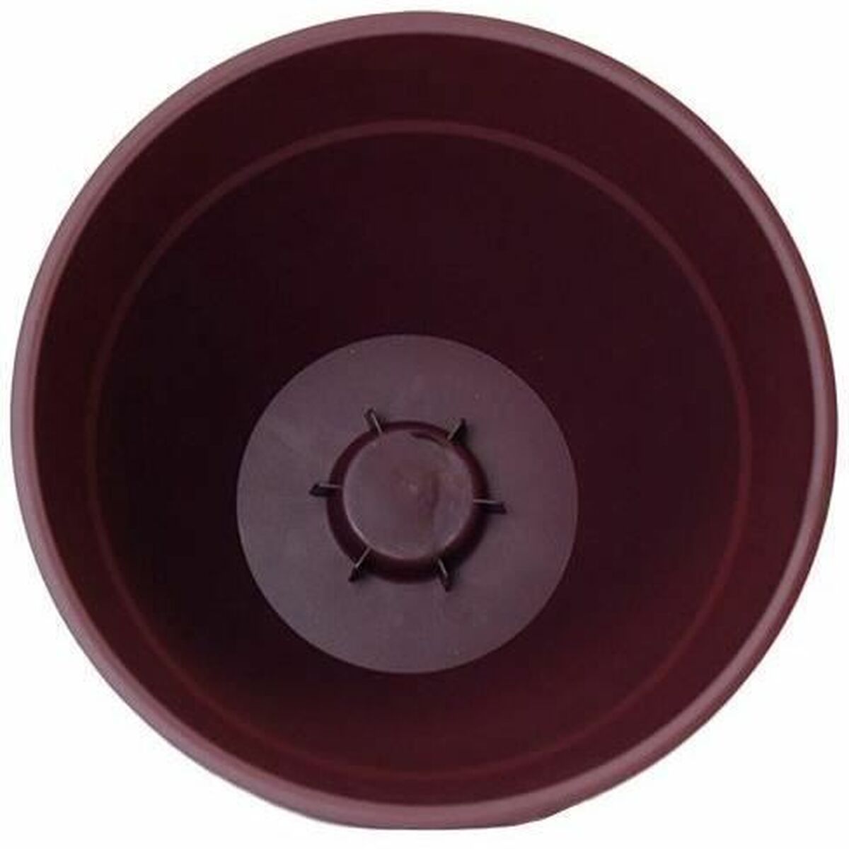 Lata EDA Vermelho escuro de 41 cm Plástico Redondo moderno-4