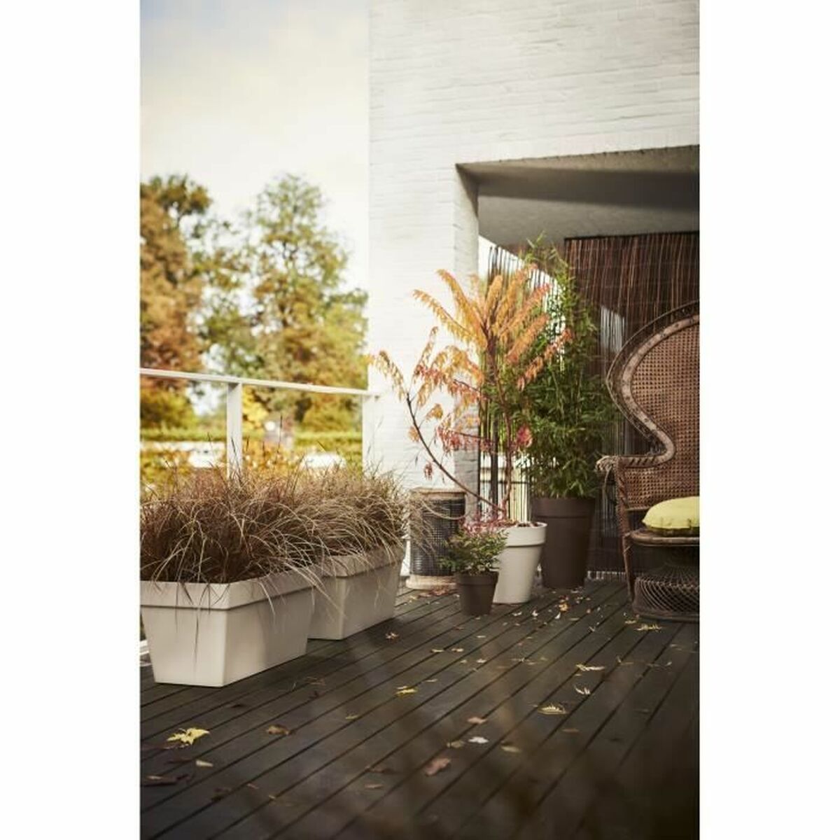 Barattolo Elho 69 x 34 x 33 cm Plastica nera-2