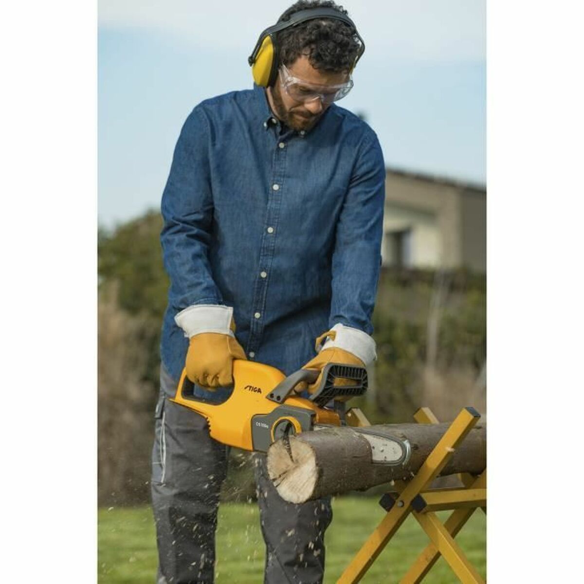 Electric chainsaw Stephane Domergue STIGA CS 100e 700 W 25 cm-6