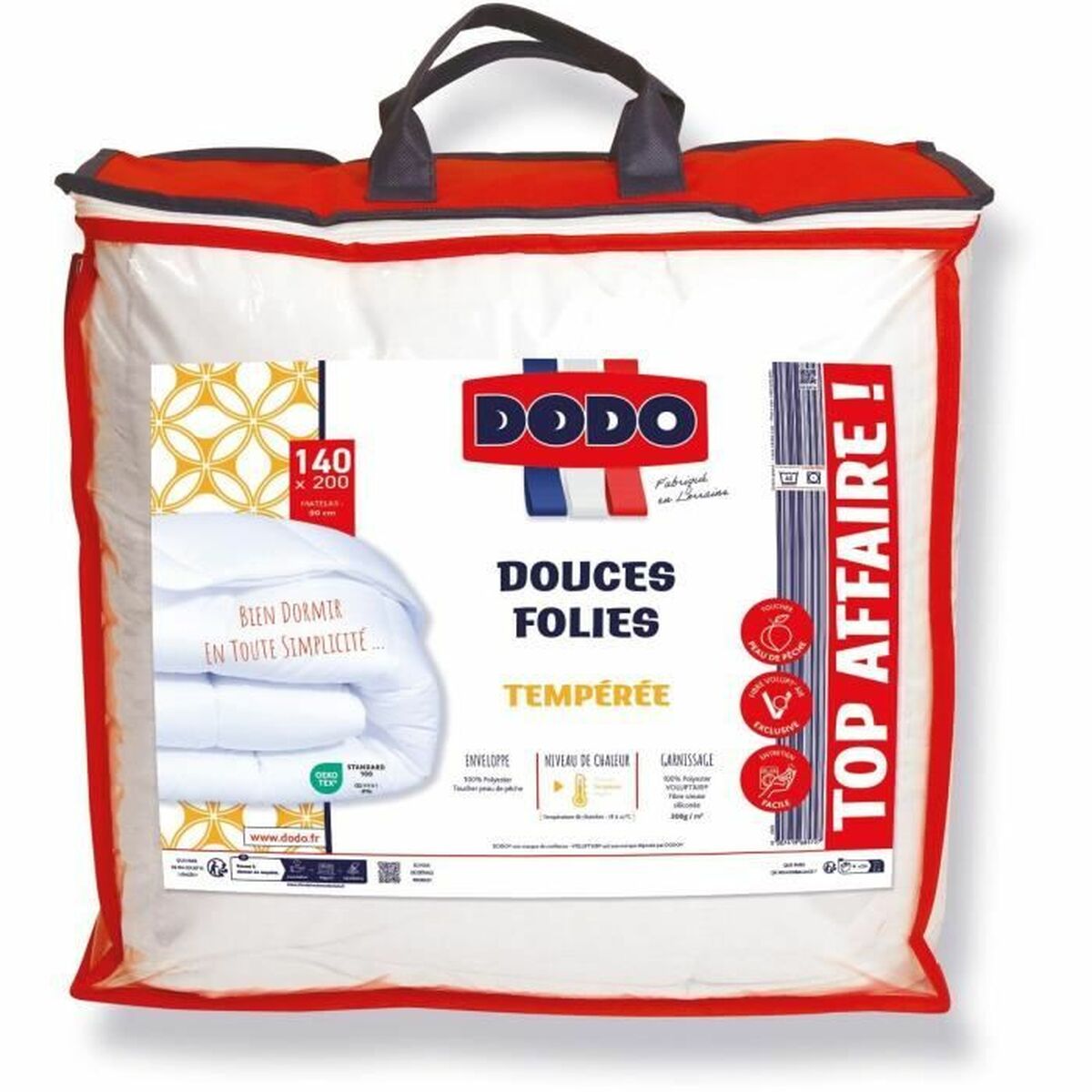Скандинавское наполнение DODO DOUCES FOLIES Белый 300 g/m² 140 x 200 cm-2