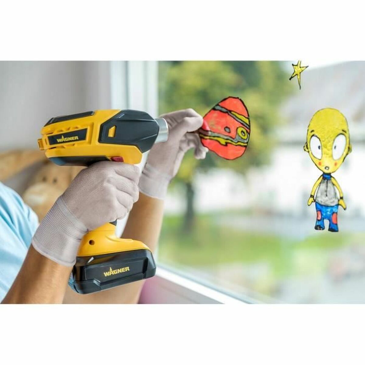Wagner 100 W 18 V Yellow Hot Air Pistol-2