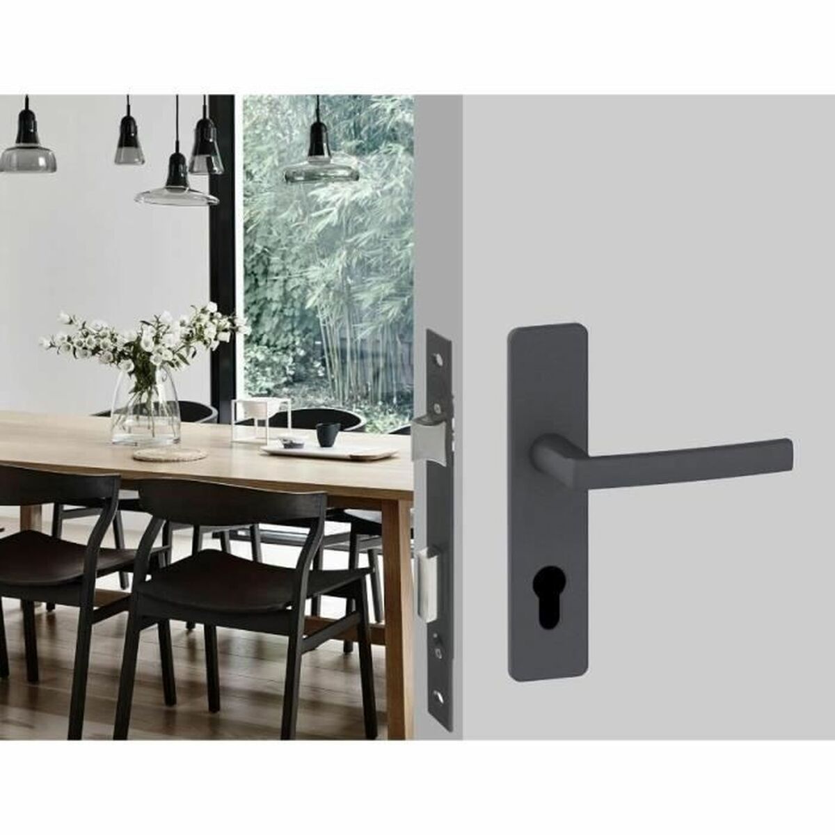 Yale cut-in lock 7.7 x 2 x 23 cm Steel-2