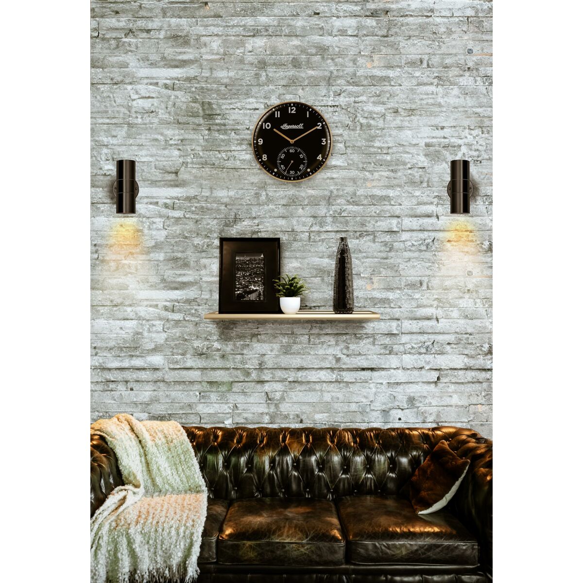 Настенное часы Ingersoll 1892 IC003GB Позолоченный Чёрный-2