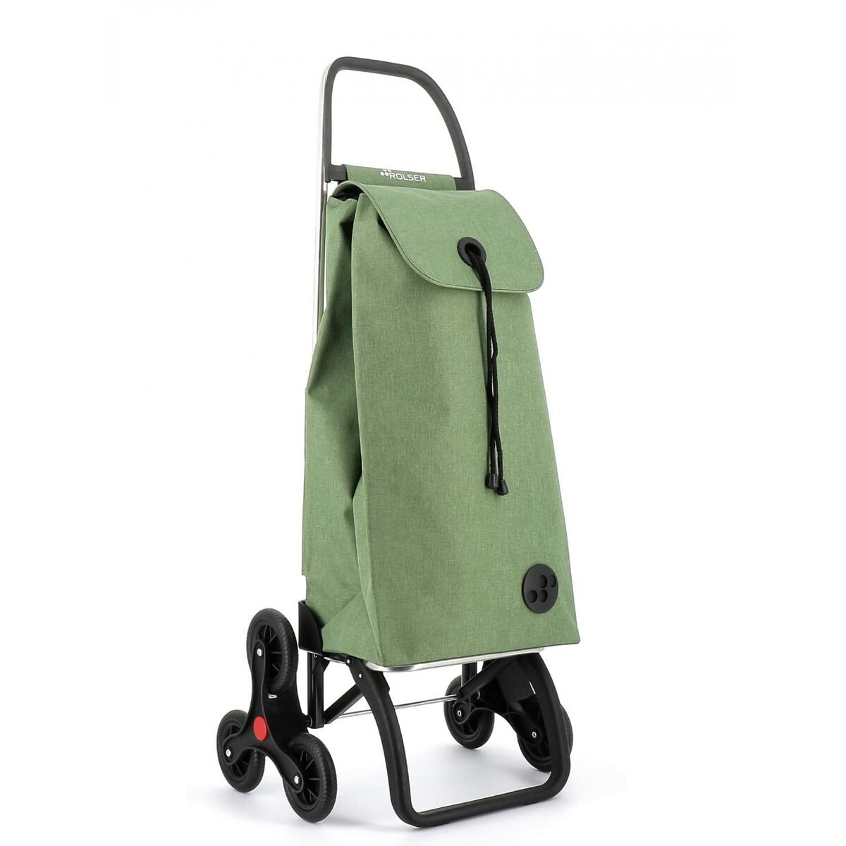 Rolser I-MAX TWEED 6 Shopping Cart Green (43 لترًا)
