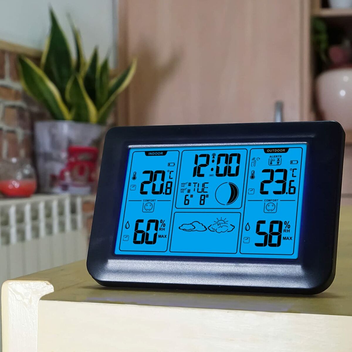 Multifunctional weather station ELBE WSM500 Black-6