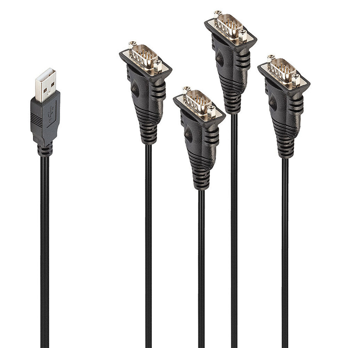 محول USB - VGA LINDY 42675 أسود