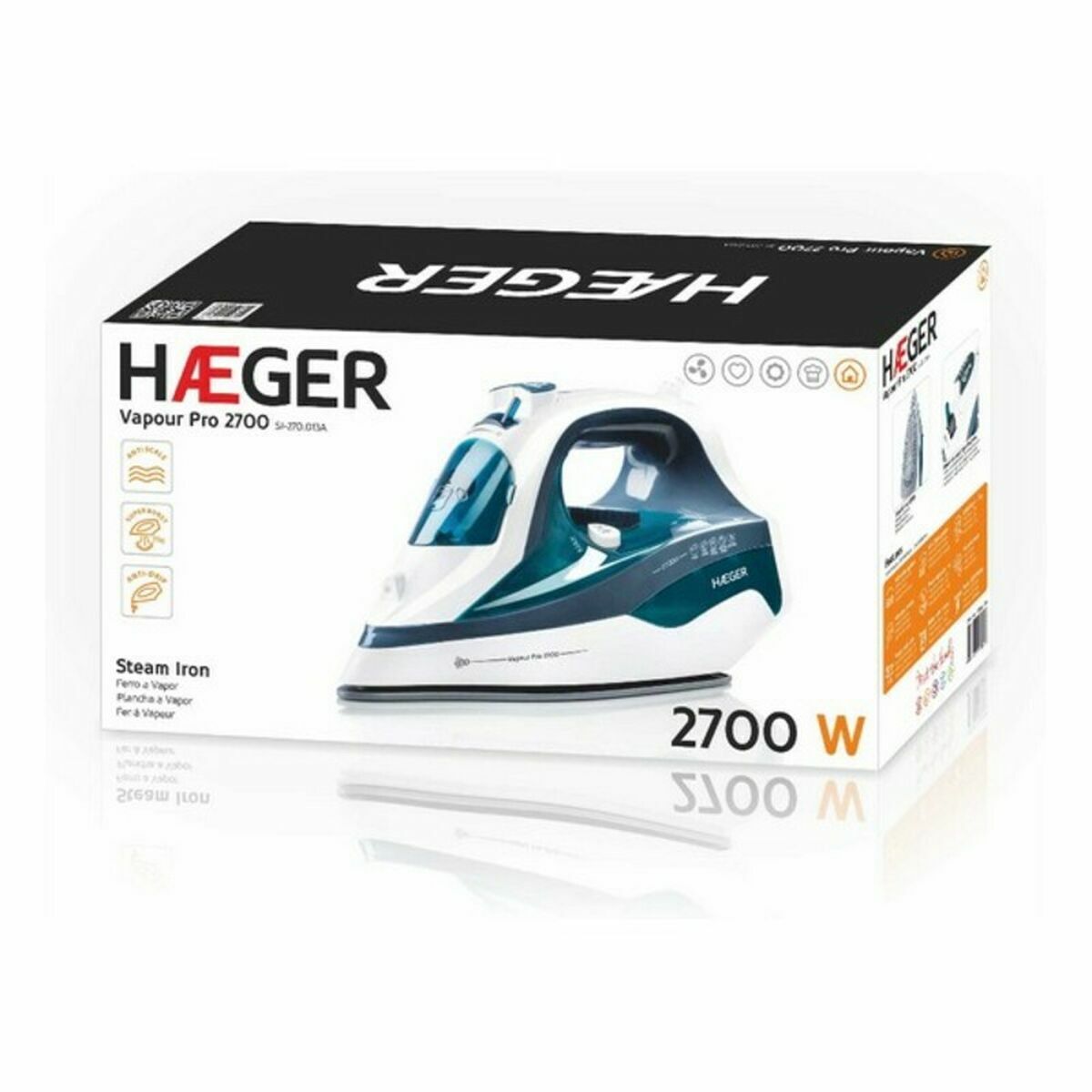 Паровой утюг Haeger SI-270.013A 2700W-5