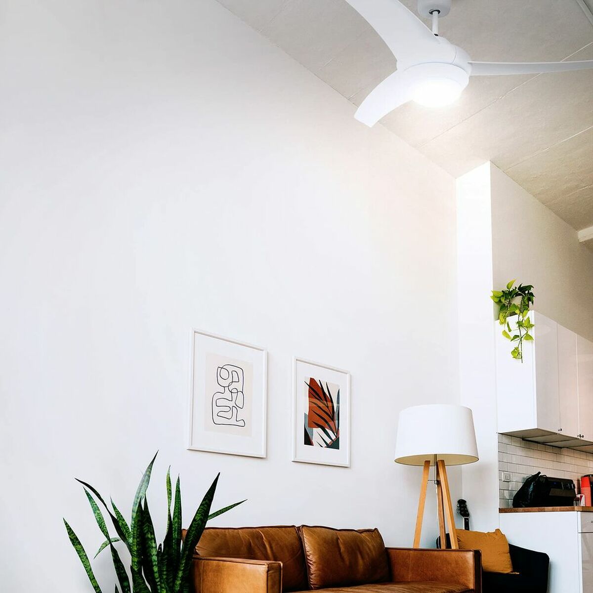 Потолочный вентилятор Universal Blue UVT1301-20 70W Белый 70 W (132 cm)-2