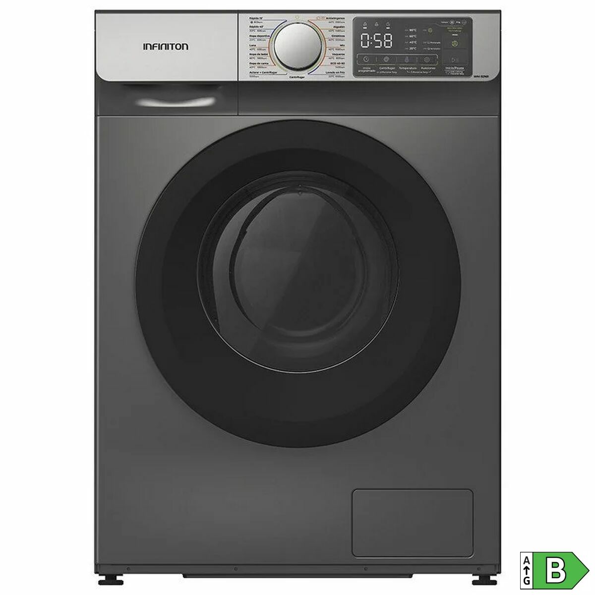 Máquina de lavar Infiniton WM-10BU Cinza 1.400 rpm 10 kg-2