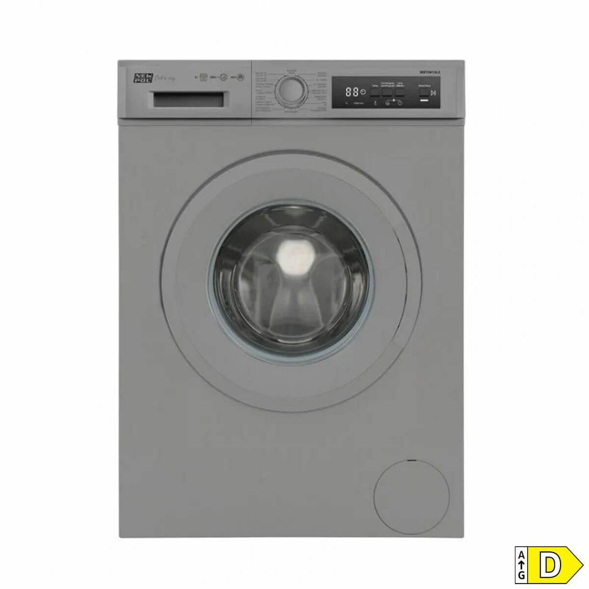 Máquina de lavar Nova Pol NWT0810LX prata 1000 rpm 8 kg-2