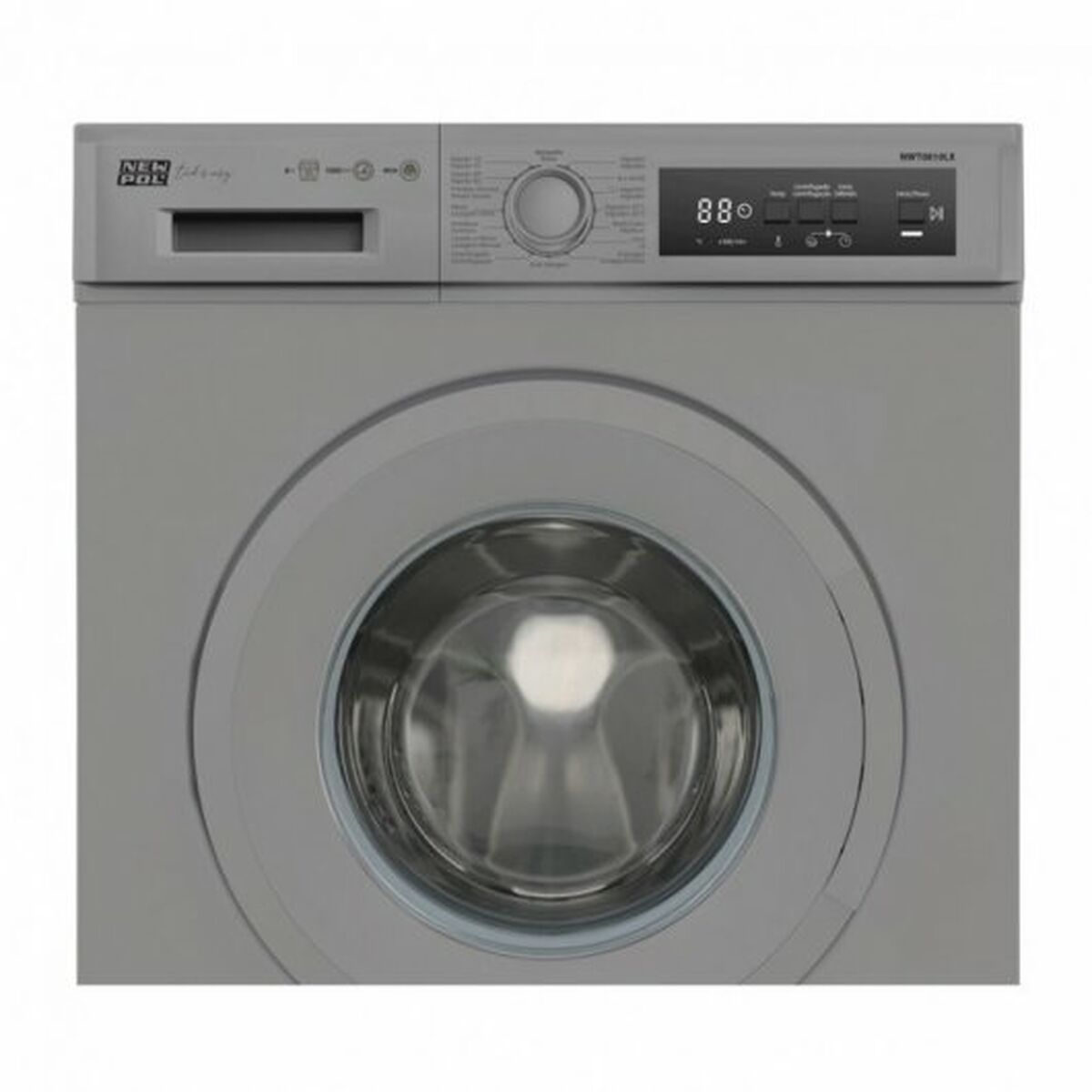 Máquina de lavar Nova Pol NWT0810LX prata 1000 rpm 8 kg-4