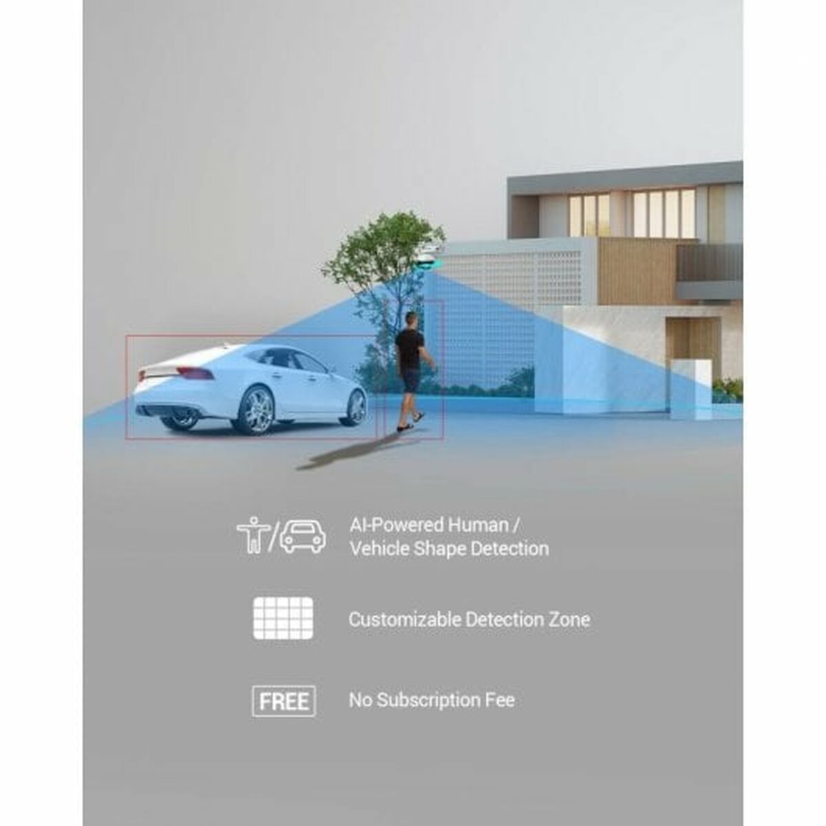 Caméra vidéo de surveillance Ezviz C8W Pro 2K-4