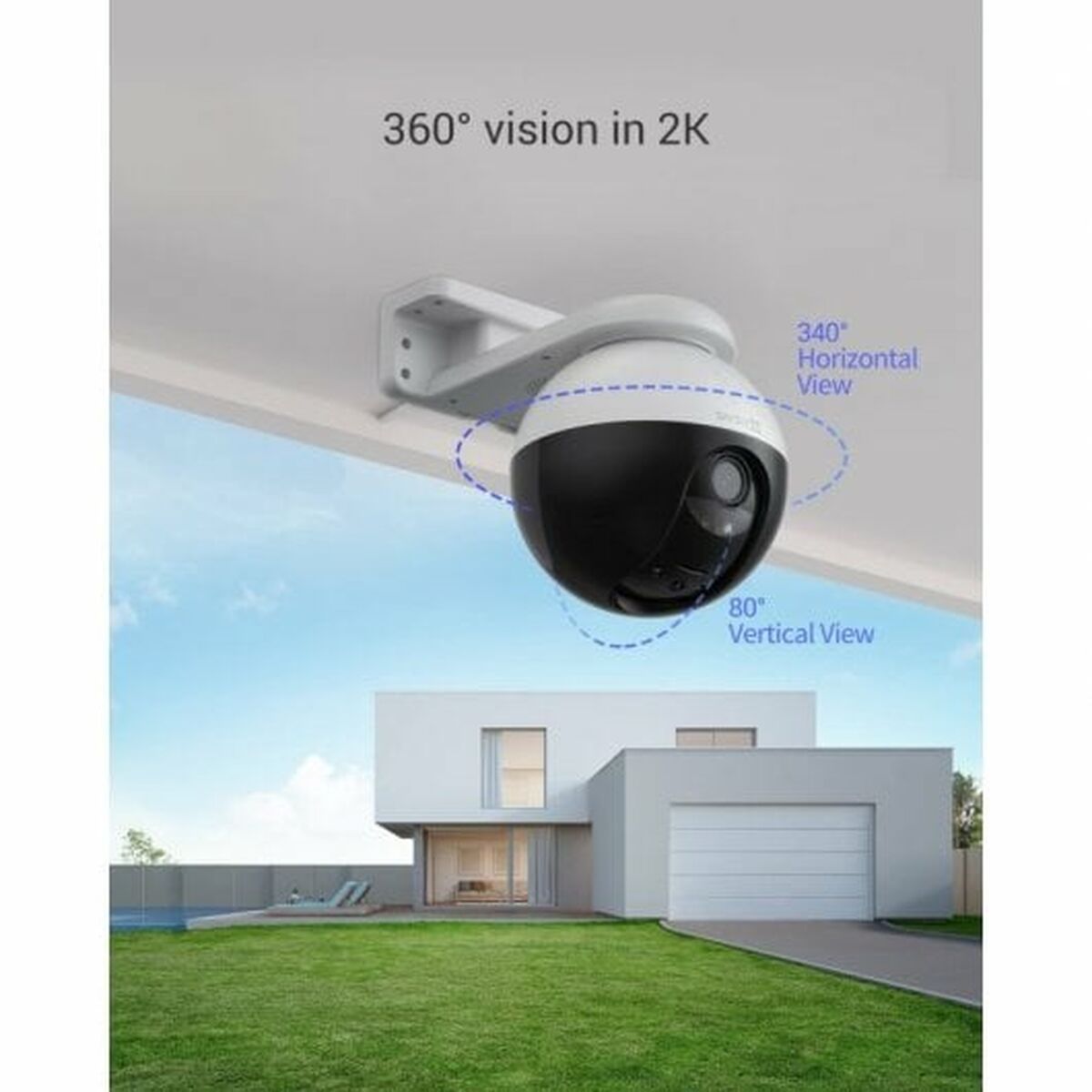 Caméra vidéo de surveillance Ezviz C8W Pro 2K-8