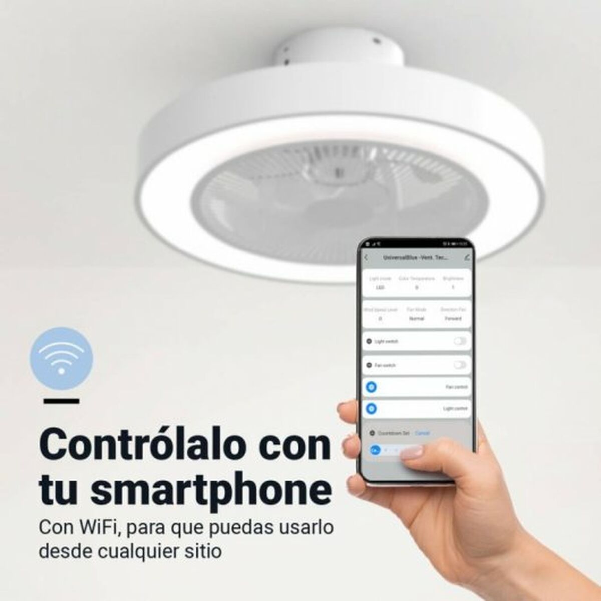 Потолочный вентилятор Universal Blue Pampero  Белый 25 W-8