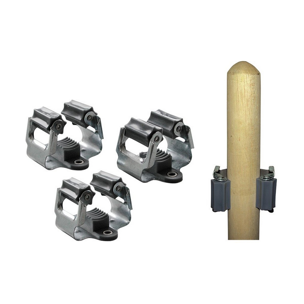 Süpürge standı Gri (5. 5 x 5 x 4. 5 cm)-2