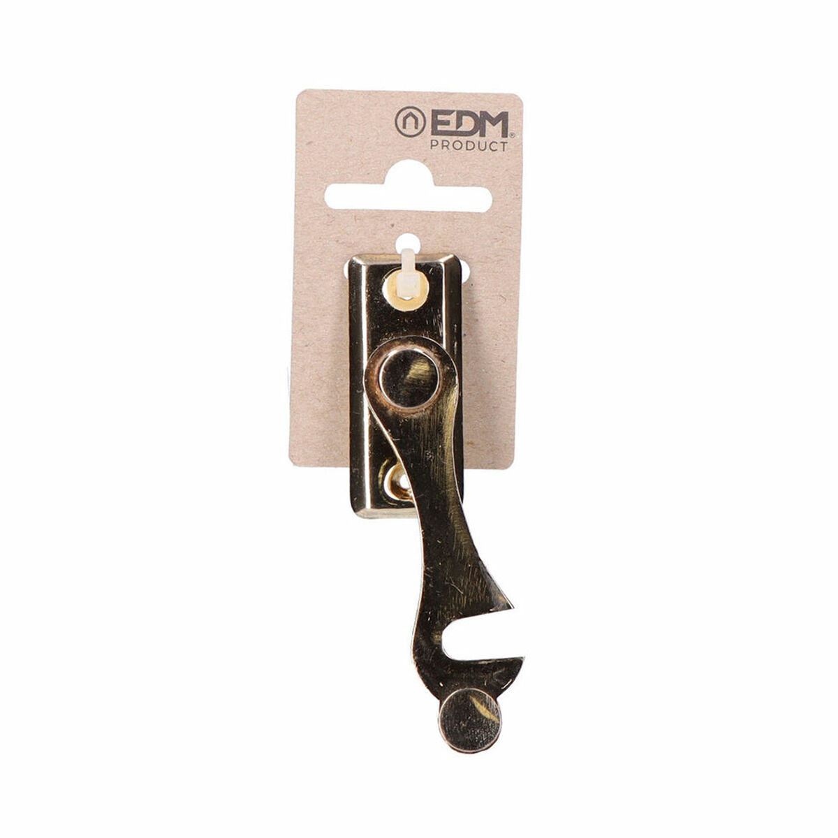 Door latch EDM Shape H 8 cm Right Brass-2