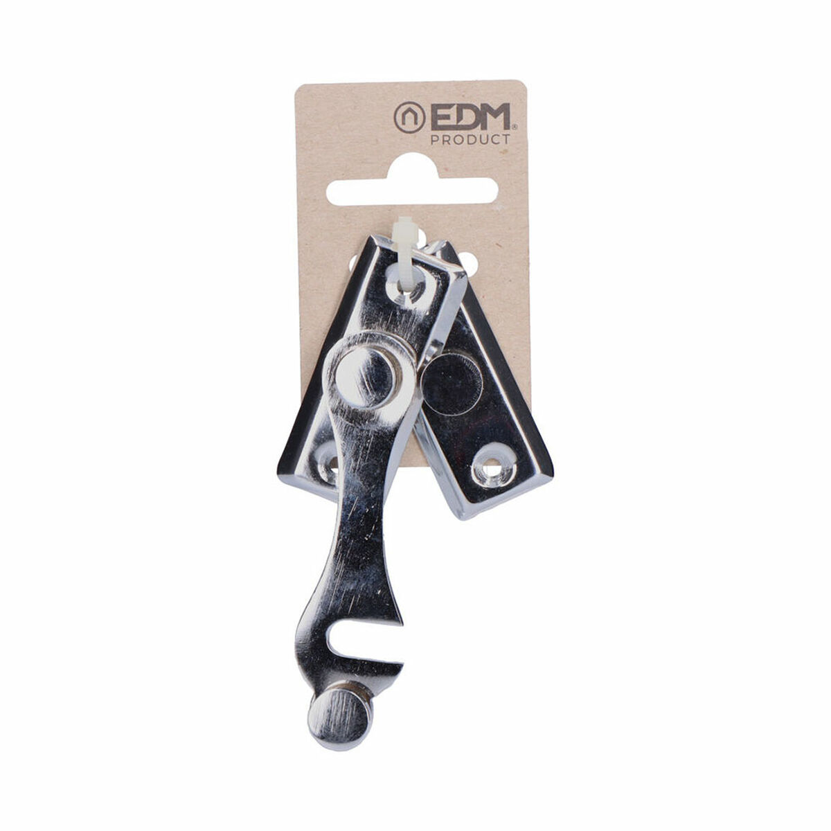 Door latch EDM Form H Steel 8 cm Right chrome-2