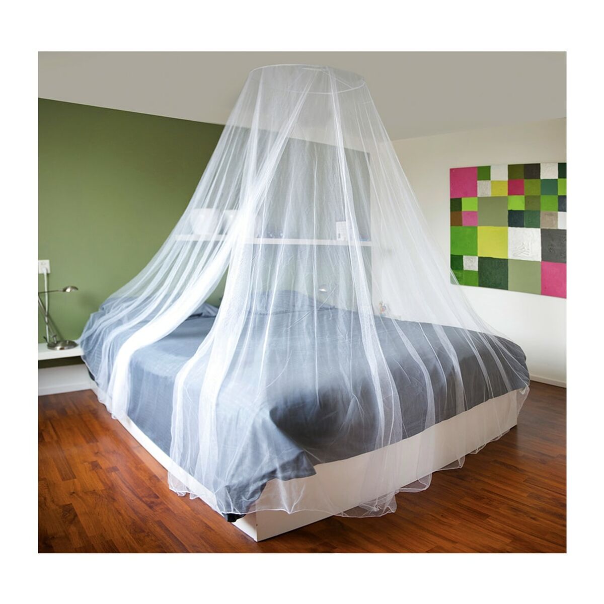 Mosquito Net Bed White Textile (0.6 x 2.5 x 12 m)-2