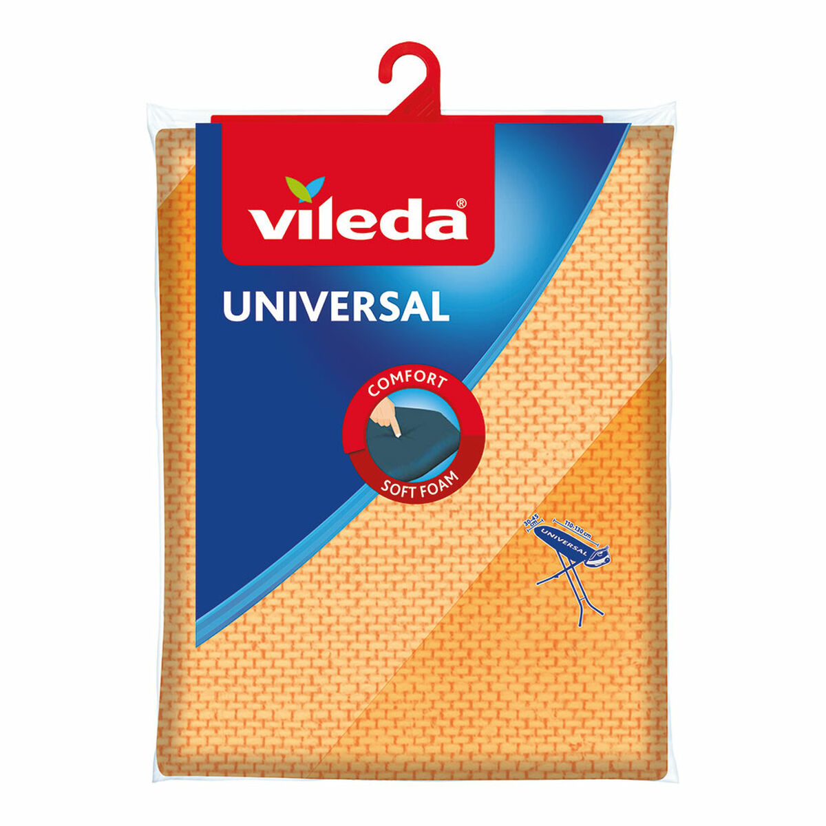 Revestimento para prancha de lâmina Vileda 163259 Laranja 110 x 30 cm 130 x 45 cm Universal-2