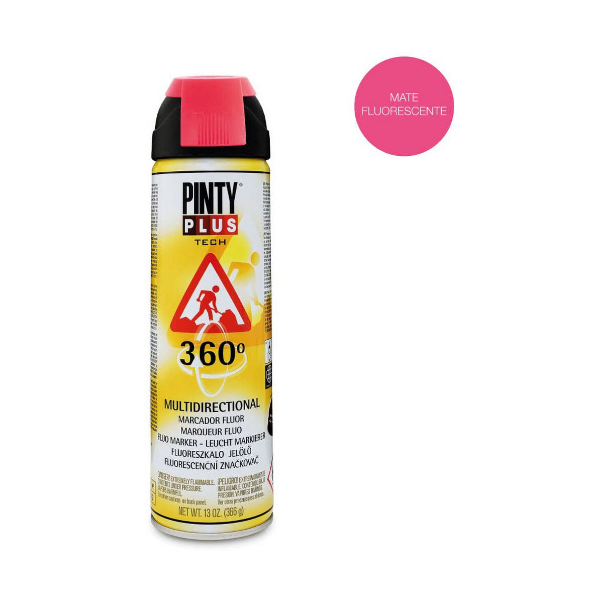 Farba sprayowa Pintyplus Tech T107 360ºRed 500 ml-2