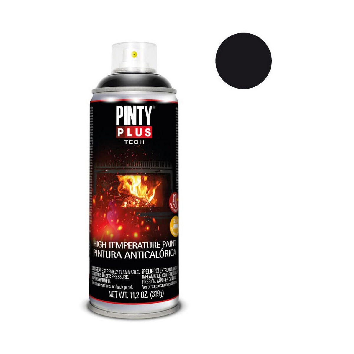 Anti-ısı boya Pintyplus Tech A104 400 ml Sprey Siyah-2