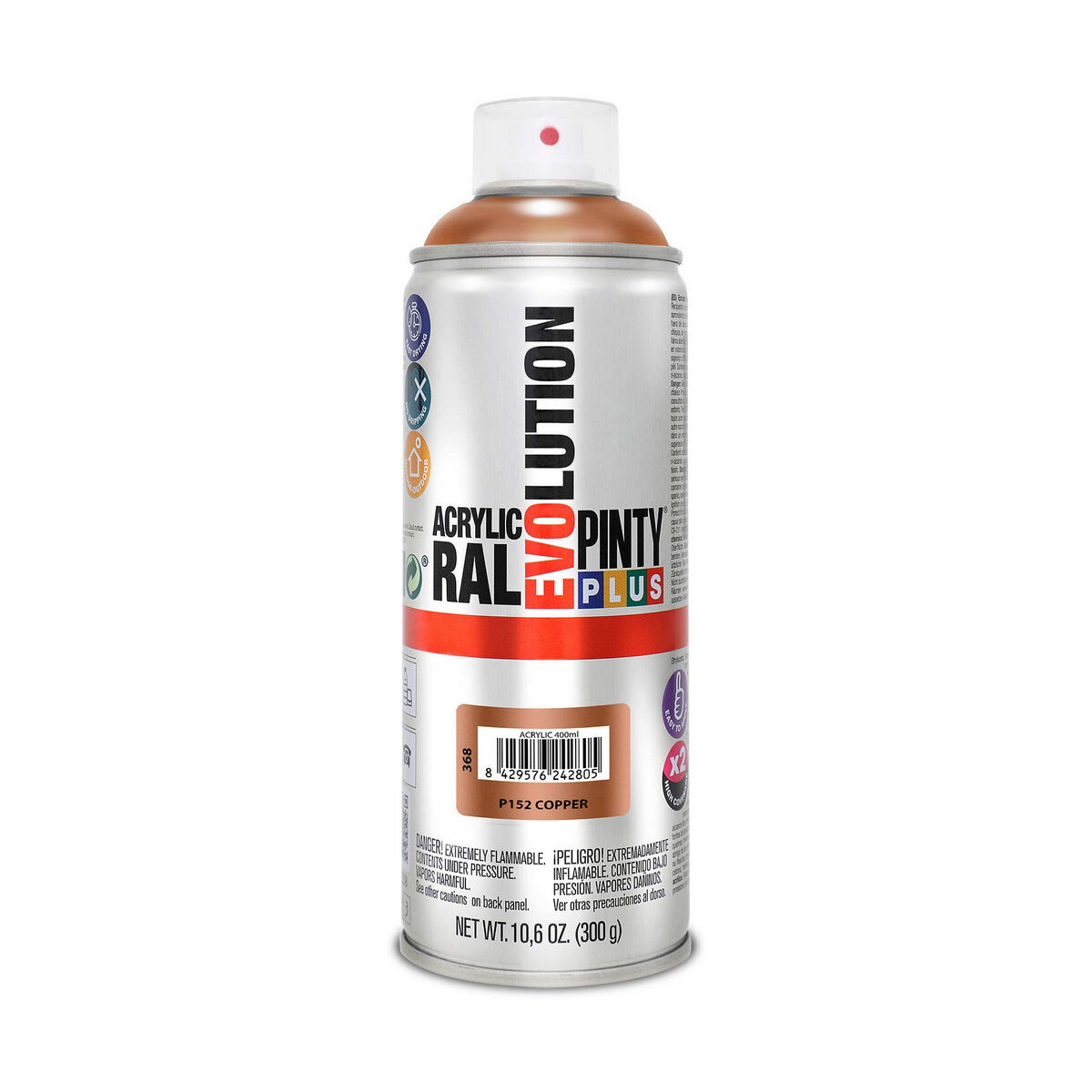 Pintyplus Evolution Spray Paint P152 400 مل من النحاس