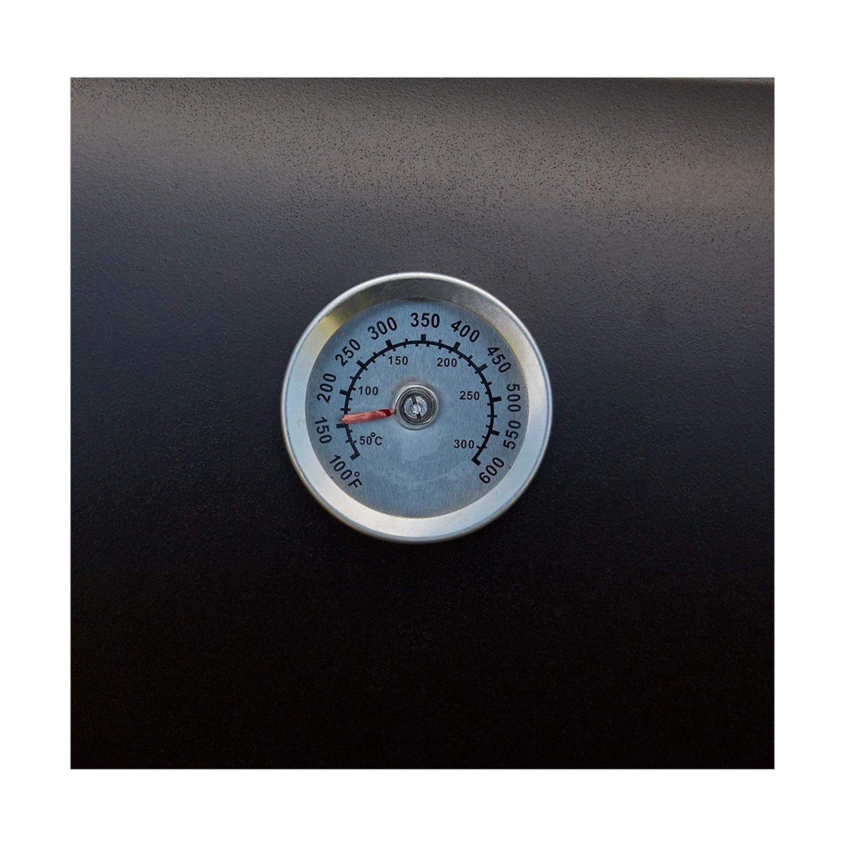 Угольный Барбекю с Крышкой и Колесами Чёрный (112 x 63 x 112 cm)-5