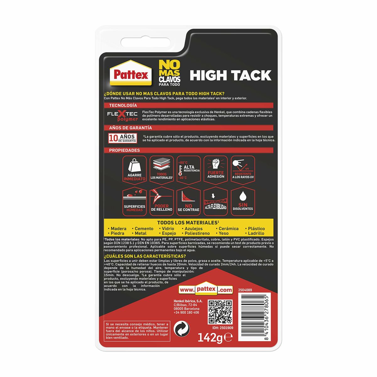 Instant Adhesive Pattex 14010250 White 142 g Paste-3