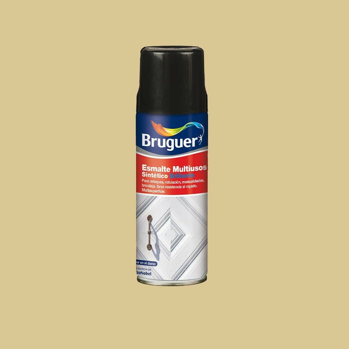 Synthetic enamel Bruguer 5197979 Spray multipurpose Ivory 400 ml-2