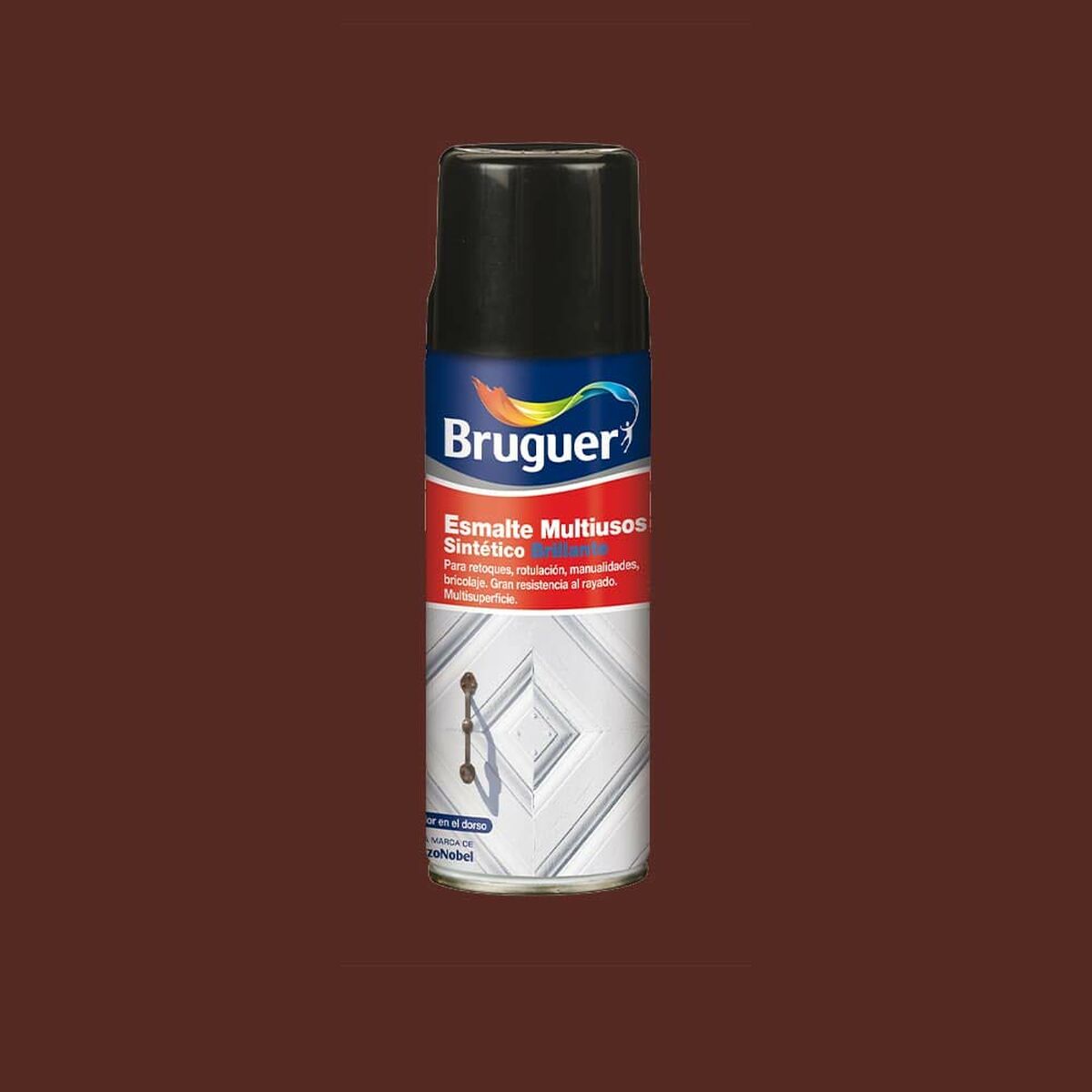 Synthetic enamel Bruguer 5197984 Spray multipurpose Brown 400 ml-2