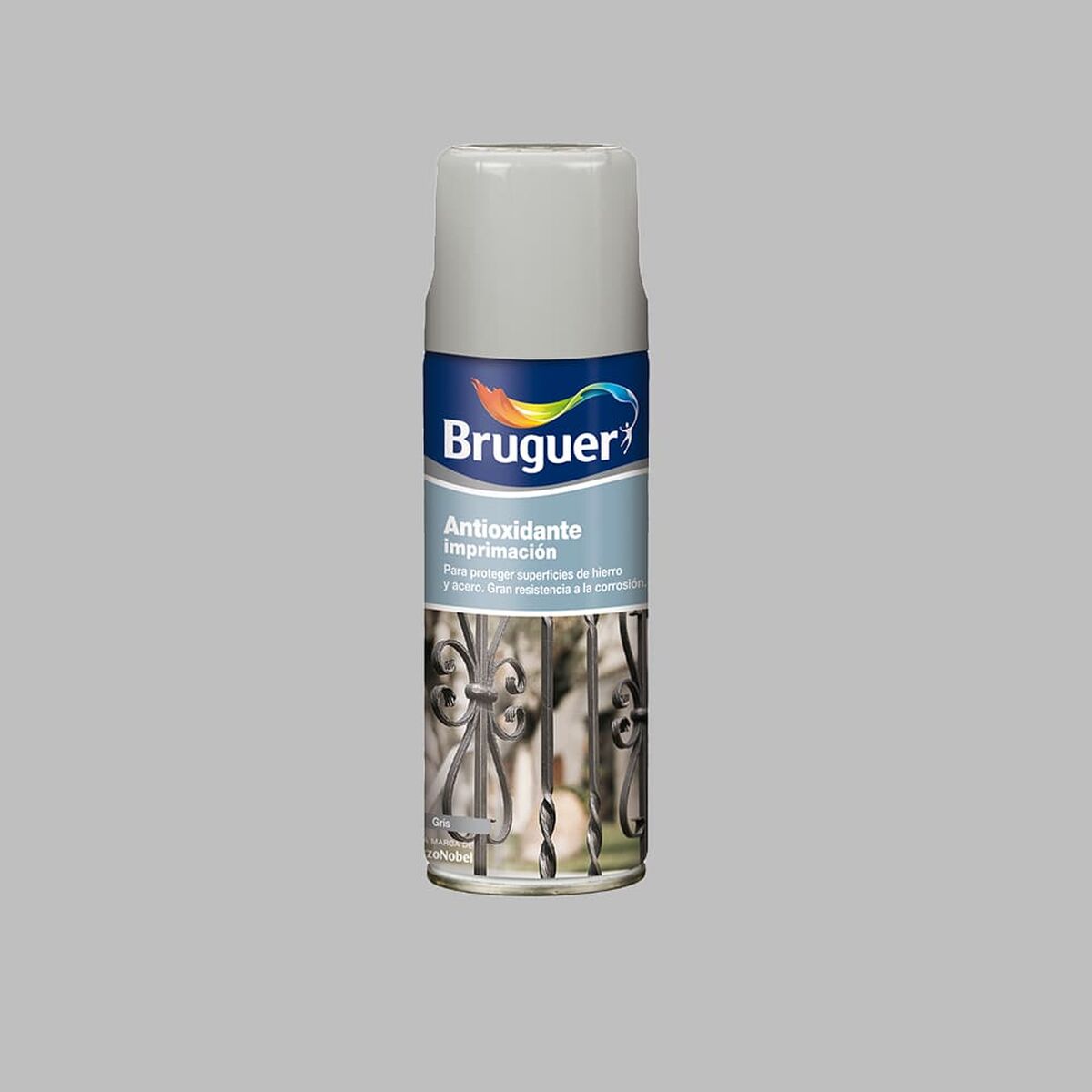 Antioxidant enamel Bruguer 5198005 Spray primer Grey 400 ml-2
