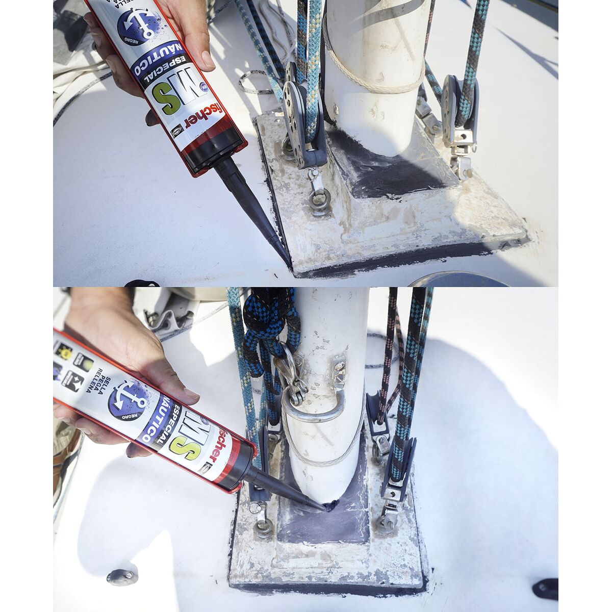 Sealant/Glue Fischer Ms Black 290 ml-6