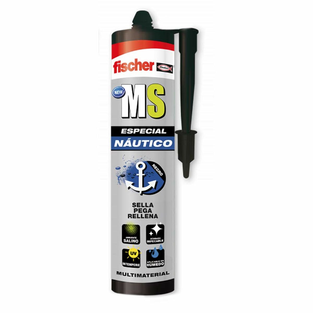 Sealant/Glue Fischer Ms Black 290 ml-7