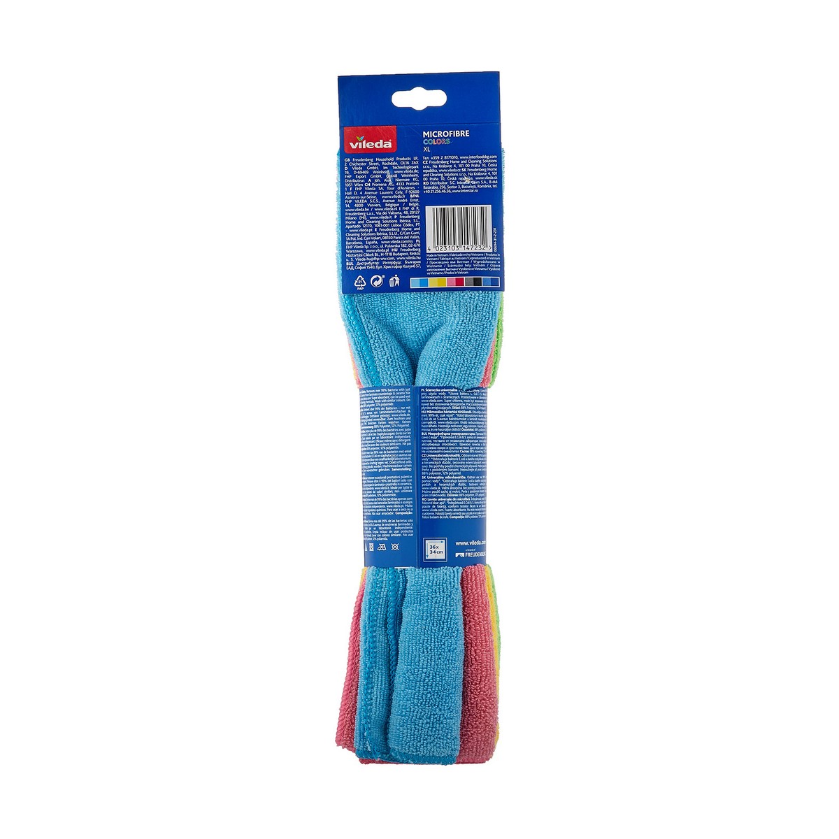 Салфетка из микрофибры Vileda XL Colors 167787 (4 штук)-3