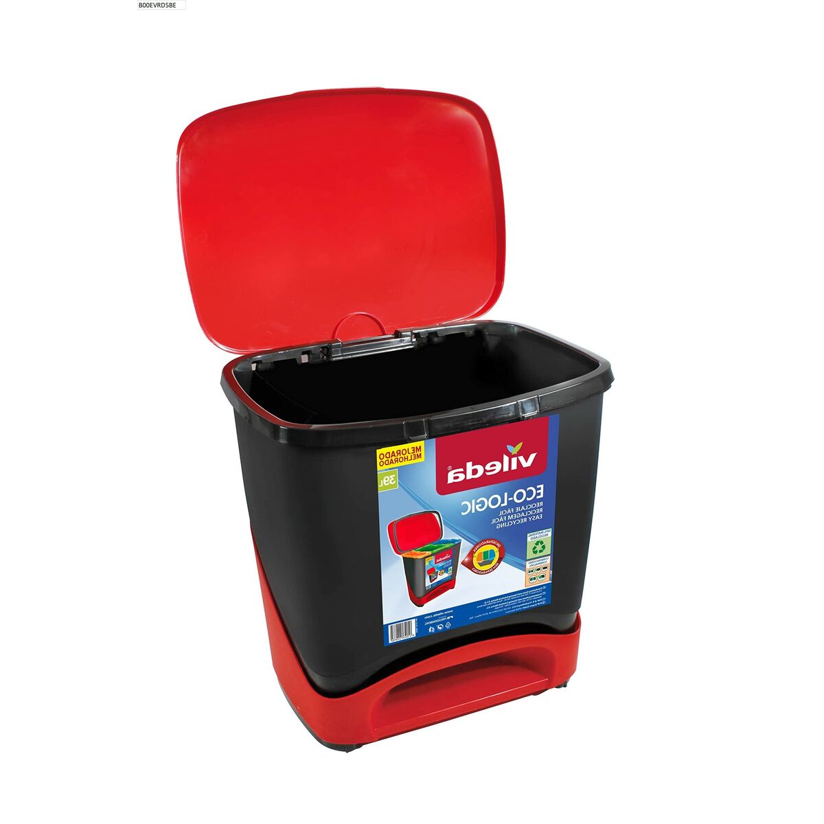 Abfallbehälter Vileda ECO-LOGIC Polypropylen (39 L)-2