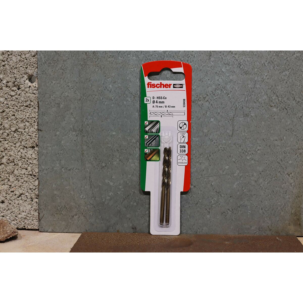 Drill set Fischer 530496 Metal 2 pieces-2