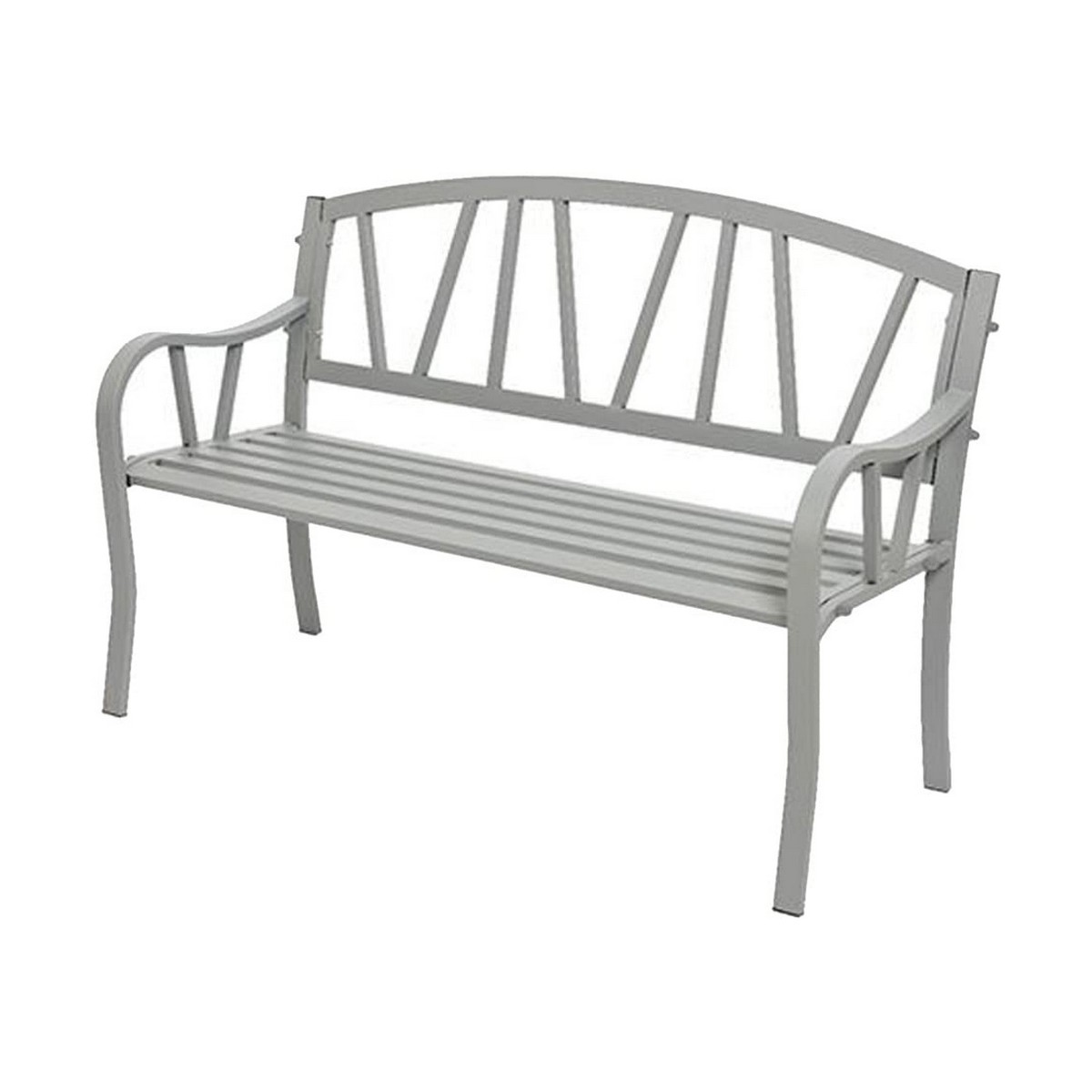背靠背长椅Gray Iron (123 X 53 X 86 cm)