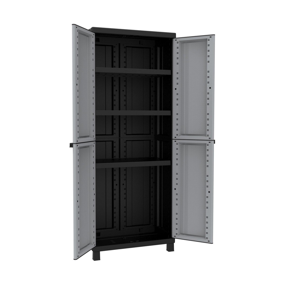 Terry Black/Gray Smola塑料更衣室68 X 39 X 170 CM-2