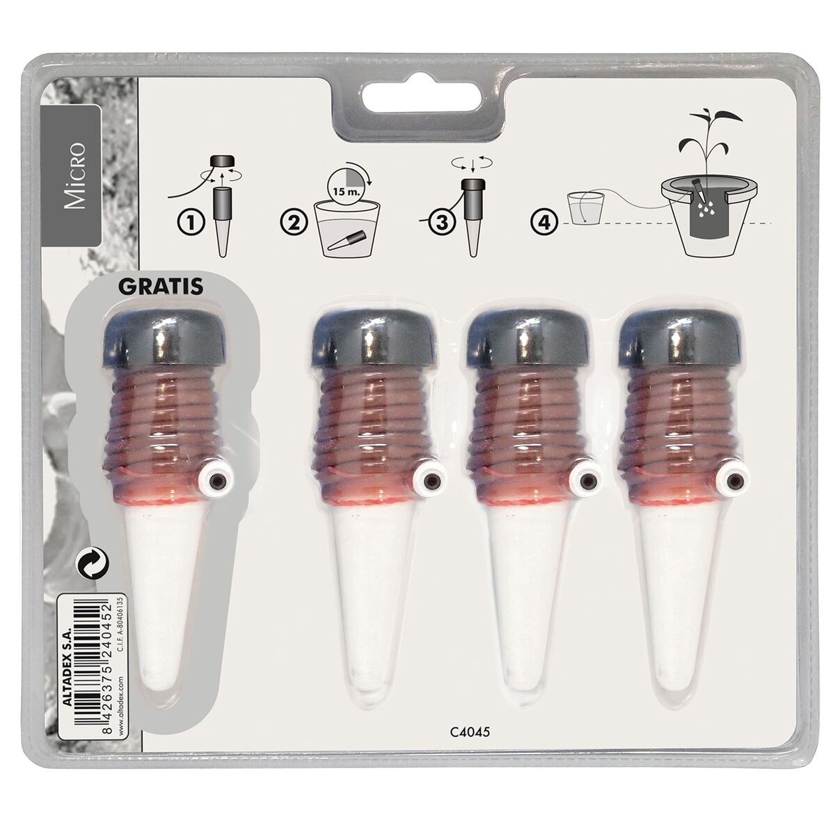 Автоматическая система капельного орошения для горшков Aqua Control-3