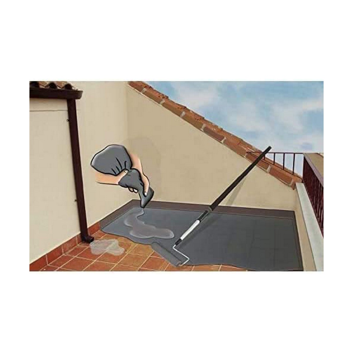 Waterproofing Fischer 548552 White 4 L-4