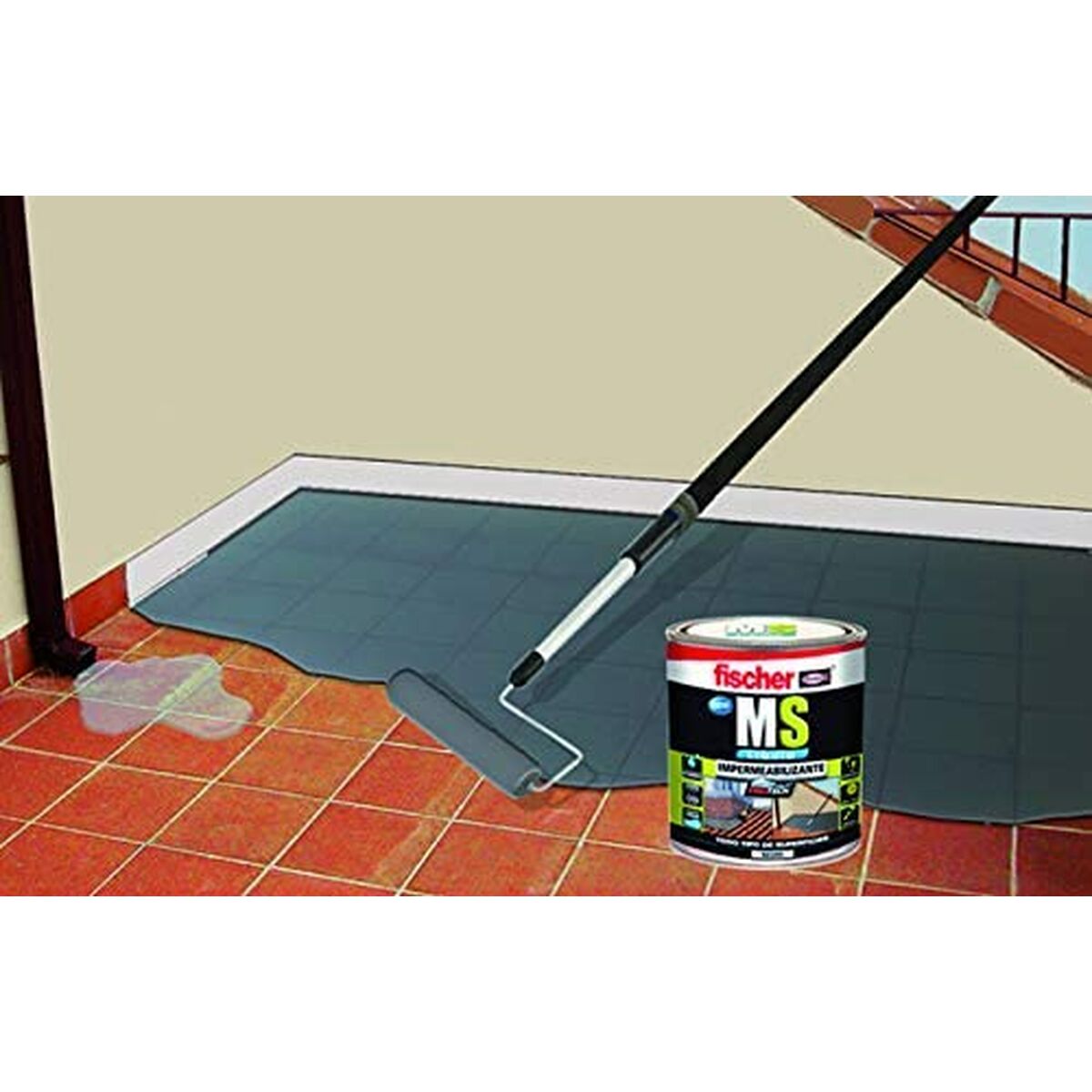 Waterproofing Fischer MS 534615 Grey 1 kg-2