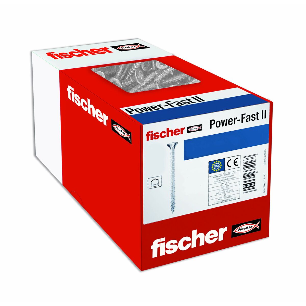 Box for screws Fischer fpf ii czp screw 200 pcs Galvanized (3.5 x 40 mm)-2