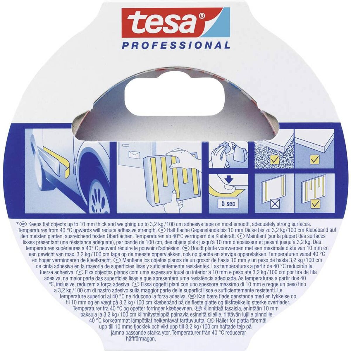 Fita adesiva TESA Bidirecional 19 mi x 5 m-2