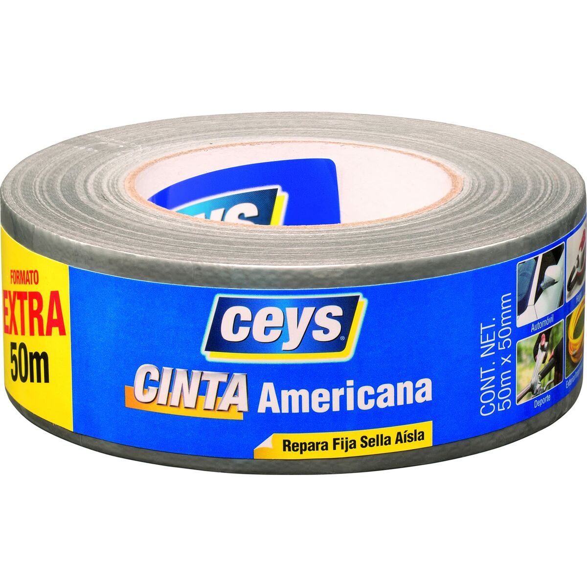 American Ceys Band Silber (50 m x 50 mm)