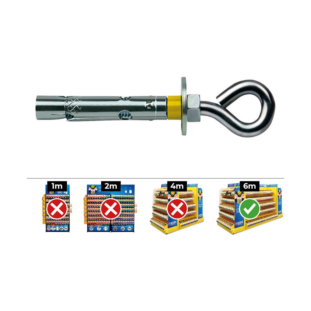 Box for screws CELO Ø 10 X 60 MM 50 pcs Galvanized-2