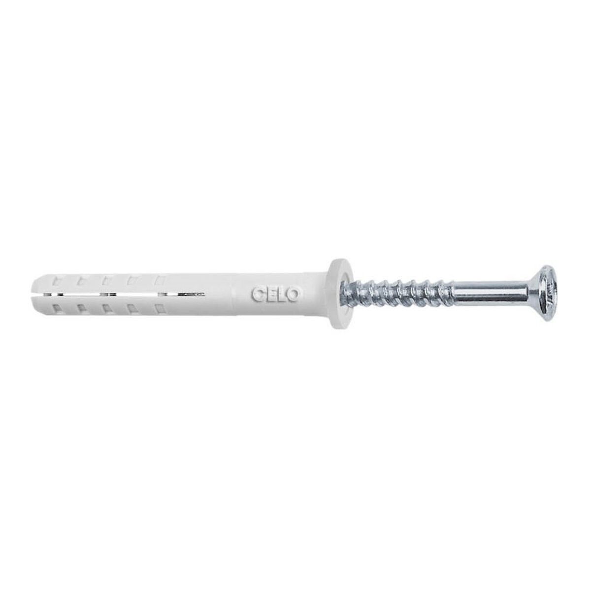 Dübel und Schrauben CELO NP 5 x 25 mm Stahl Flachkopf Galvanisierung (200 Stück)